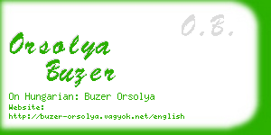 orsolya buzer business card